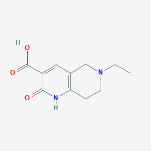 6-Ethyl-2-oxo-1,2,5,6,7,8-hexahydro-1,6-naphthyridine-3-carboxylic acid