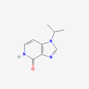 molecular formula C9H11N3O B13185885 1-(Propan-2-yl)-1H-imidazo[4,5-c]pyridin-4-ol 