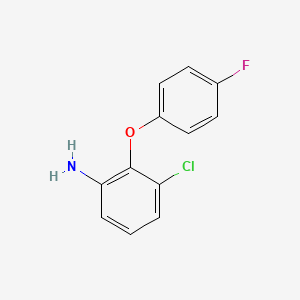 3-Chloro-2-(4-fluorophenoxy)aniline