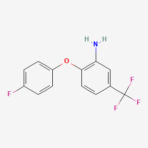 2-(4-Fluorophenoxy)-5-(trifluoromethyl)aniline