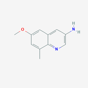 6-Methoxy-8-methylquinolin-3-amine