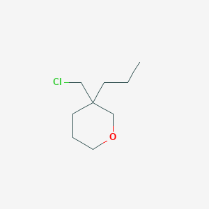 3-(Chloromethyl)-3-propyloxane