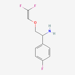 2-[(2,2-Difluoroethenyl)oxy]-1-(4-fluorophenyl)ethan-1-amine