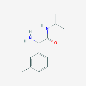 2-Amino-2-(3-methylphenyl)-N-(propan-2-YL)acetamide