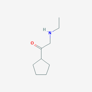 1-Cyclopentyl-2-(ethylamino)ethan-1-one