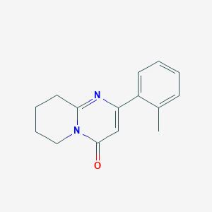 2-(2-Methylphenyl)-4H,6H,7H,8H,9H-pyrido[1,2-a]pyrimidin-4-one