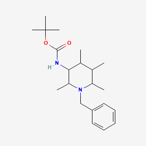 tert-butyl N-(1-benzyl-2,4,5,6-tetramethylpiperidin-3-yl)carbamate