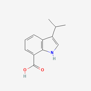 3-(Propan-2-yl)-1H-indole-7-carboxylicacid