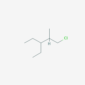 1-Chloro-3-ethyl-2-methylpentane