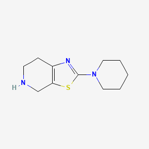 1-{4H,5H,6H,7H-[1,3]thiazolo[5,4-c]pyridin-2-yl}piperidine