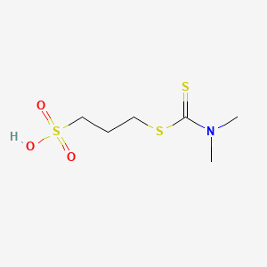 1-Propanesulfonic acid, 3-[[(dimethylamino)thioxomethyl]thio]-