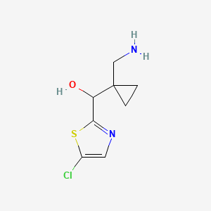 [1-(Aminomethyl)cyclopropyl](5-chloro-1,3-thiazol-2-yl)methanol