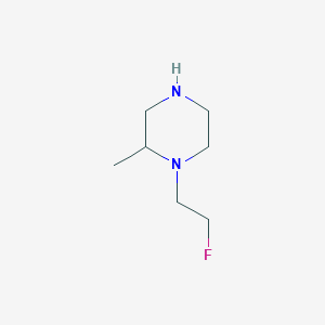 1-(2-Fluoroethyl)-2-methylpiperazine