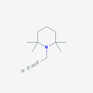 molecular formula C12H21N B13186452 2,2,6,6-Tetramethyl-1-(prop-2-yn-1-yl)piperidine 