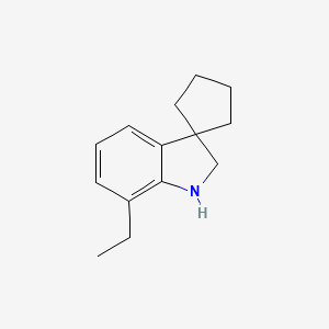 7'-Ethyl-1',2'-dihydrospiro[cyclopentane-1,3'-indole]