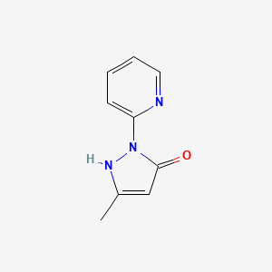 3-Methyl-1-pyridin-2-yl-1H-pyrazol-5-ol