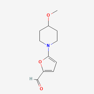 5-(4-Methoxypiperidin-1-yl)furan-2-carbaldehyde