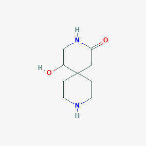 5-Hydroxy-3,9-diazaspiro[5.5]undecan-2-one