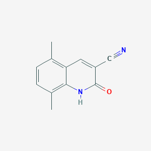 2-Hydroxy-5,8-dimethyl-quinoline-3-carbonitrile