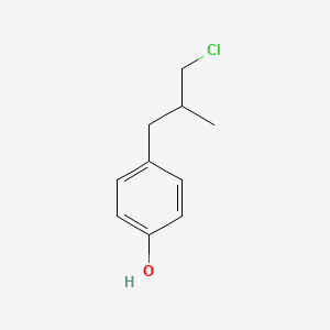 4-(3-Chloro-2-methylpropyl)phenol