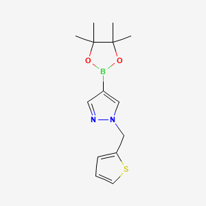 4-(4,4,5,5-Tetramethyl-1,3,2-dioxaborolan-2-yl)-1-(2-thienylmethyl)-1H-pyrazole
