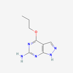 4-propoxy-1H-pyrazolo[3,4-d]pyrimidin-6-amine