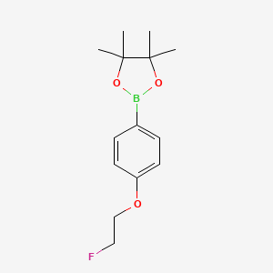 2-(4-(2-Fluoroethoxy)phenyl)-4,4,5,5-tetramethyl-1,3,2-dioxaborolane