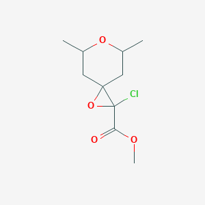 Methyl 2-chloro-5,7-dimethyl-1,6-dioxaspiro[2.5]octane-2-carboxylate