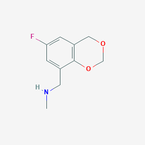 [(6-Fluoro-2,4-dihydro-1,3-benzodioxin-8-YL)methyl](methyl)amine