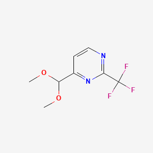 4-(Dimethoxymethyl)-2-(trifluoromethyl)pyrimidine