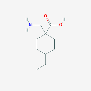 1-(Aminomethyl)-4-ethylcyclohexane-1-carboxylic acid