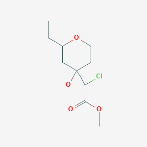 Methyl 2-chloro-5-ethyl-1,6-dioxaspiro[2.5]octane-2-carboxylate