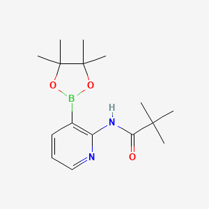 N-(3-(4,4,5,5-Tetramethyl-1,3,2-dioxaborolan-2-yl)pyridin-2-yl)pivalamide