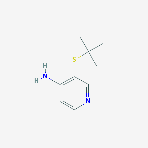 molecular formula C9H14N2S B1318680 3-tert-Butylsulfanyl-pyridin-4-ylamine CAS No. 782479-87-2