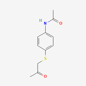 N-(4-[(2-Oxopropyl)sulfanyl]phenyl)acetamide