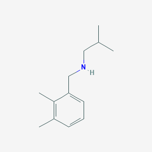 molecular formula C13H21N B13186946 [(2,3-Dimethylphenyl)methyl](2-methylpropyl)amine 