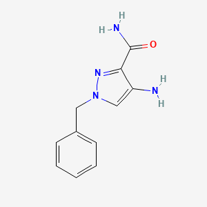 4-Amino-1-benzyl-1H-pyrazole-3-carboxamide