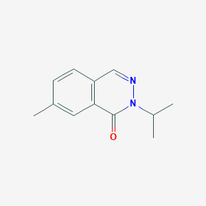 7-Methyl-2-(propan-2-yl)-1,2-dihydrophthalazin-1-one