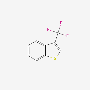 molecular formula C9H5F3S B13187003 3-(Trifluoromethyl)benzo[b]thiophene 