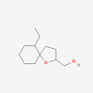 {6-Ethyl-1-oxaspiro[4.5]decan-2-yl}methanol