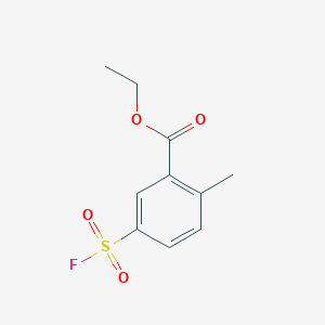 Ethyl 5-(fluorosulfonyl)-2-methylbenzoate