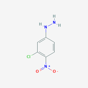 molecular formula C6H6ClN3O2 B13187060 (3-Chloro-4-nitro-phenyl)hydrazine 