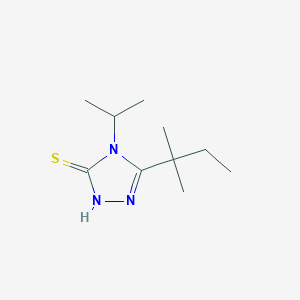 5-(2-methylbutan-2-yl)-4-(propan-2-yl)-4H-1,2,4-triazole-3-thiol