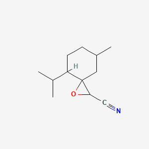 7-Methyl-4-(propan-2-yl)-1-oxaspiro[2.5]octane-2-carbonitrile