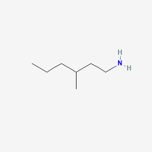 molecular formula C7H17N B13187140 3-Methylhexylamine CAS No. 65530-93-0