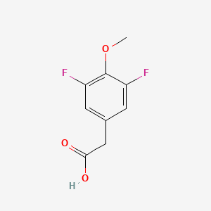 molecular formula C9H8F2O3 B1318717 3,5-Difluoro-4-methoxyphenylacetic acid CAS No. 886498-74-4