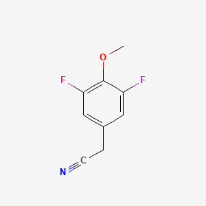 molecular formula C9H7F2NO B1318718 3,5-Difluoro-4-methoxyphenylacetonitrile CAS No. 886498-79-9