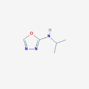 molecular formula C5H9N3O B13187196 N-(Propan-2-yl)-1,3,4-oxadiazol-2-amine 