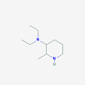 molecular formula C10H22N2 B13187212 N,N-diethyl-2-methylpiperidin-3-amine 