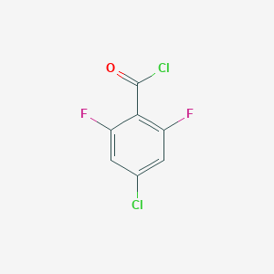 molecular formula C7H2Cl2F2O B1318728 4-Chloro-2,6-difluorobenzoyl chloride CAS No. 272104-45-7